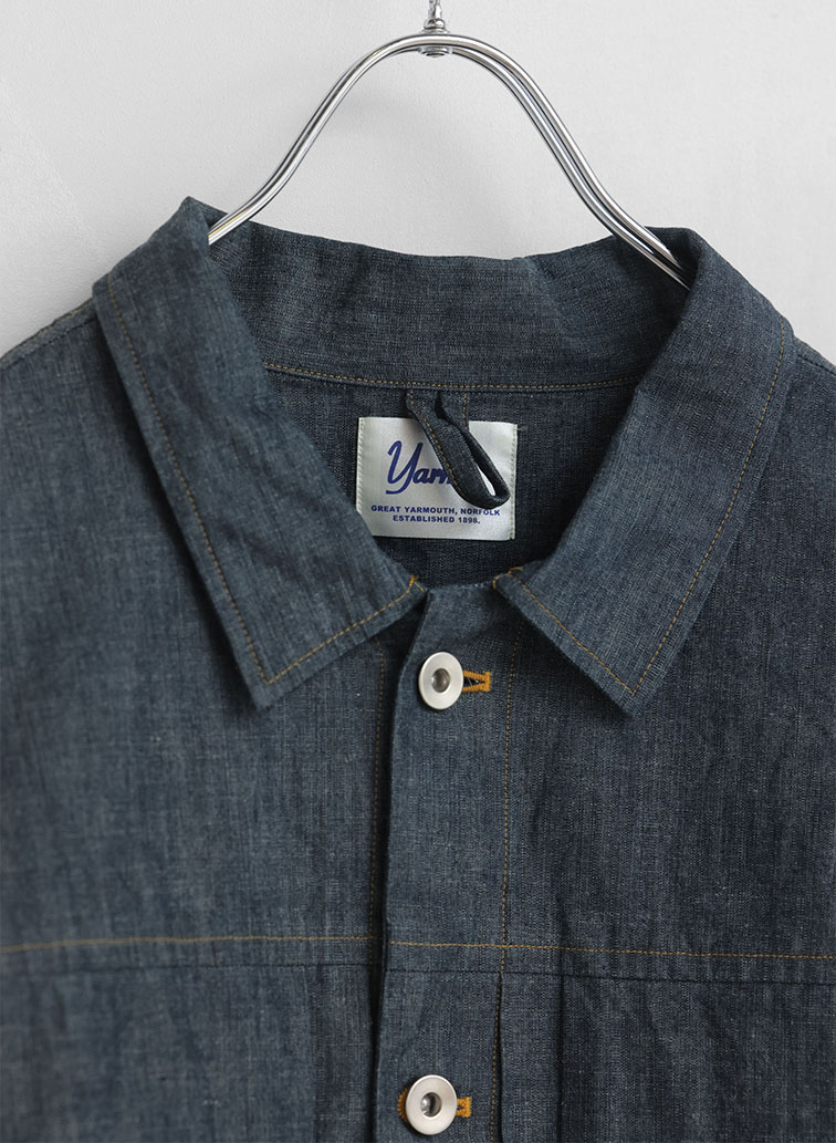 シャンブレージャケット / Indigo Chambray Work JK 詳細画像 Indigo 5