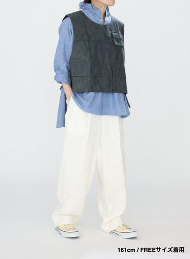 ユーティリティベスト / Utility Tabard 詳細画像 Indigo 14