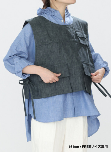 ユーティリティベスト / Utility Tabard 詳細画像 Indigo 16