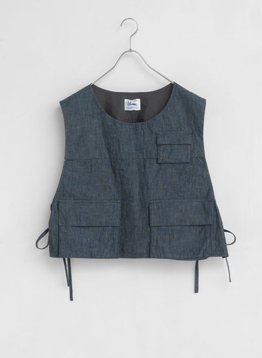 ユーティリティベスト / Utility Tabard 詳細画像 Indigo 3