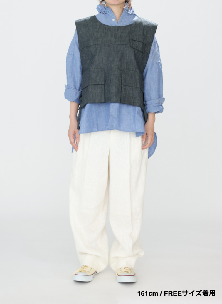 ユーティリティベスト / Utility Tabard 詳細画像 Indigo 11