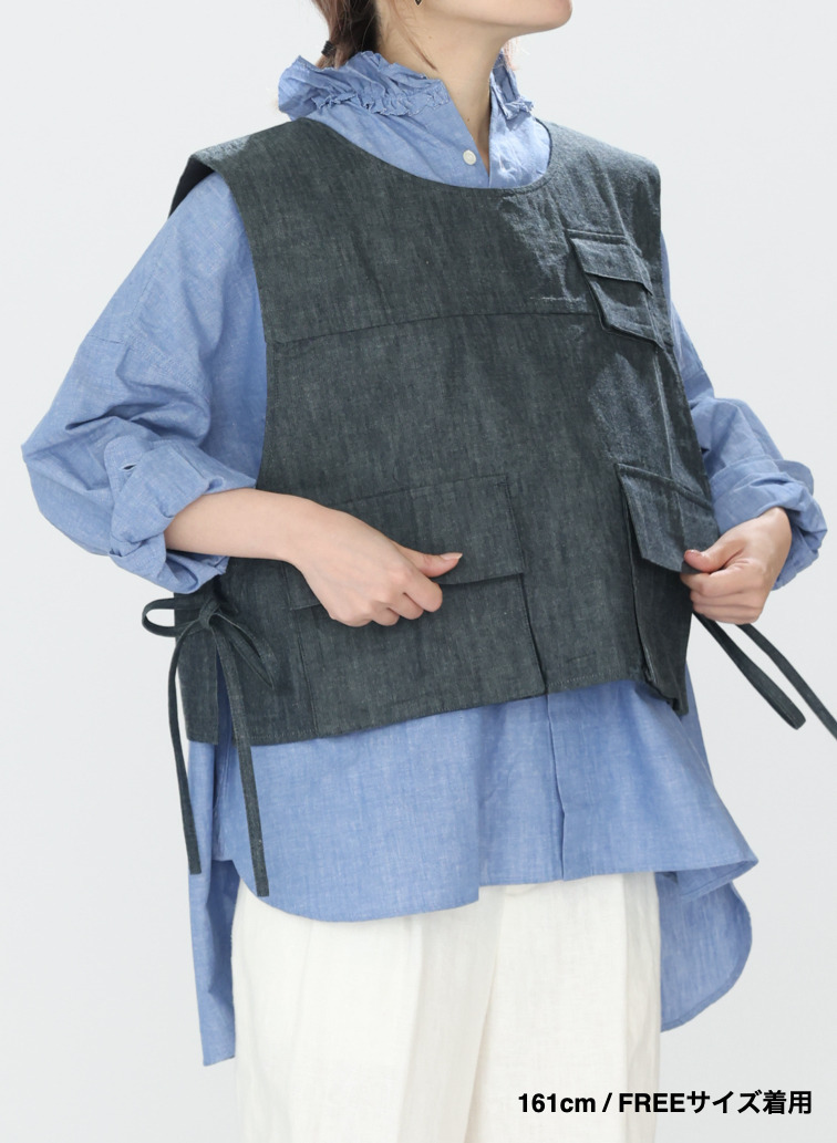 ユーティリティベスト / Utility Tabard 詳細画像 Indigo 16