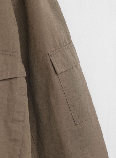 カバーオール / Pocket Coverall Jacket 詳細画像 Khaki 5