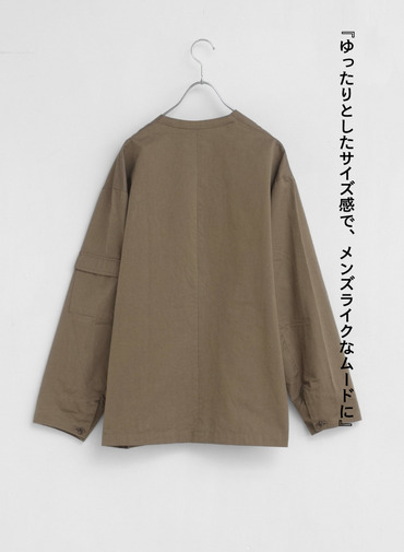 カバーオール / Pocket Coverall Jacket 詳細画像 Khaki 8