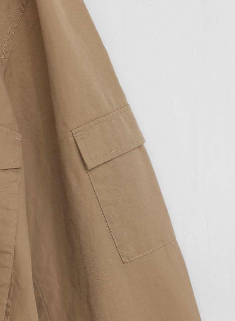 カバーオール / Pocket Coverall Jacket 詳細画像 Beige 8