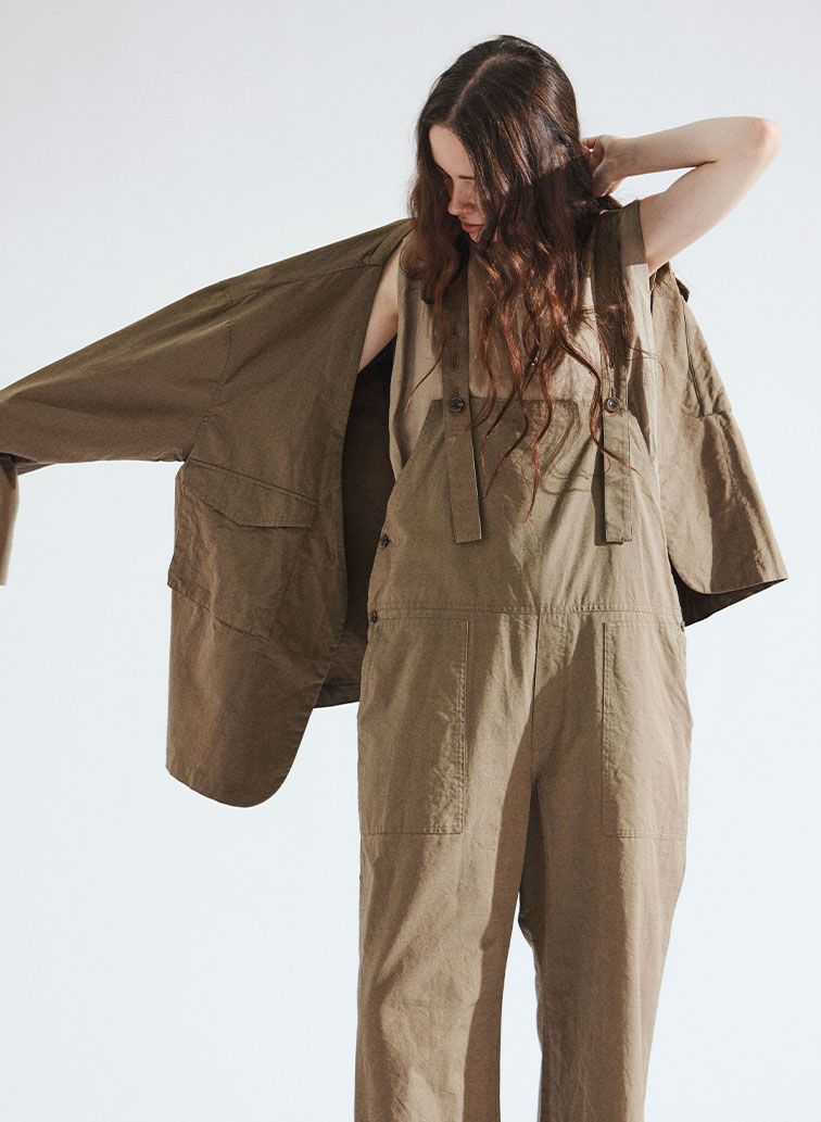 カバーオール / Pocket Coverall Jacket 詳細画像 Khaki 1