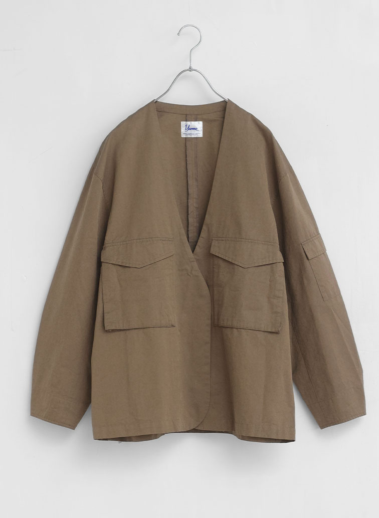カバーオール / Pocket Coverall Jacket 詳細画像 Khaki 2