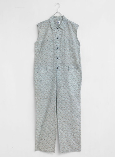 スリーブレスボイラースーツ / Sleeveless Boiler Suit 詳細画像 Blue 2