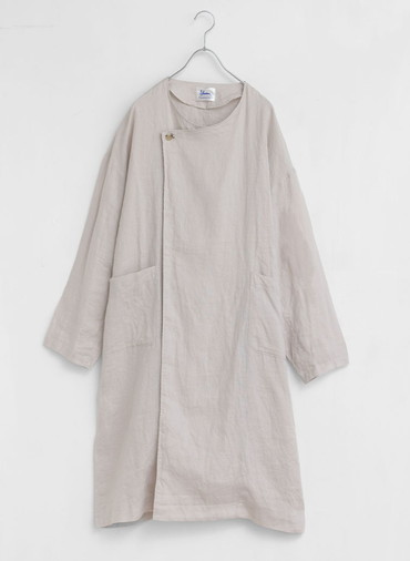 ワイドラップコート / Wide Wrap Coat 詳細画像 Light Gray 2