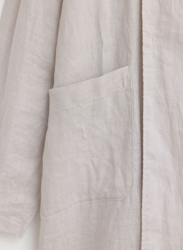 ワイドラップコート / Wide Wrap Coat 詳細画像 Light Gray 4