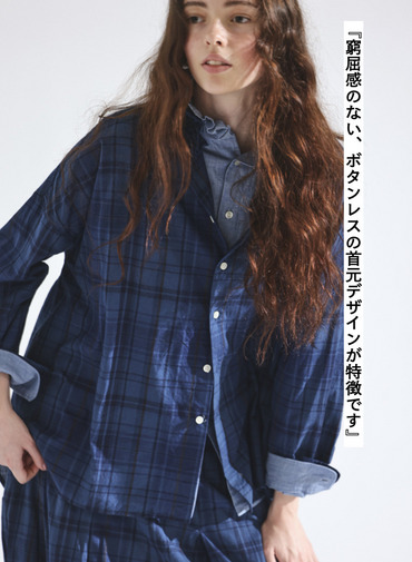 ラッフルシャツ / Ruffle Shirts 詳細画像 Saxe Blue 8