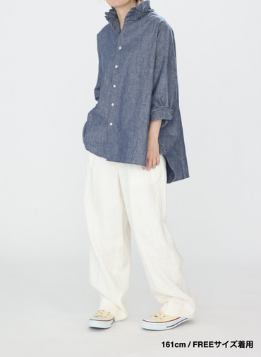 ラッフルシャツ / Ruffle Shirts 詳細画像 Indigo 9