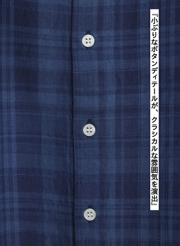 ラッフルシャツ / Ruffle Shirts/D 詳細画像 Indigo 12