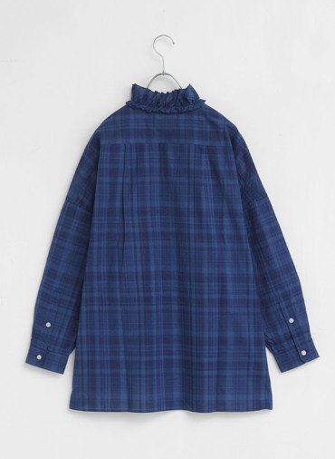 ラッフルシャツ / Ruffle Shirts/D 詳細画像 Indigo 9