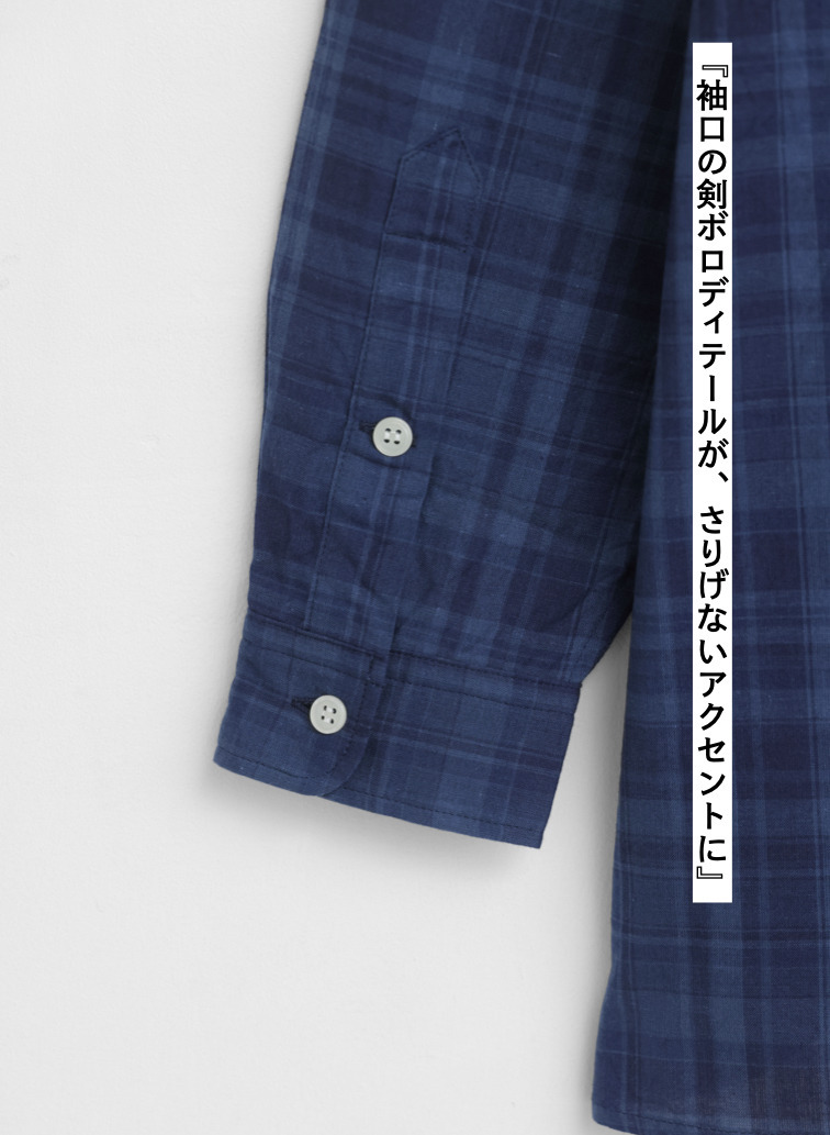 ラッフルシャツ / Ruffle Shirts/D 詳細画像 Indigo 13