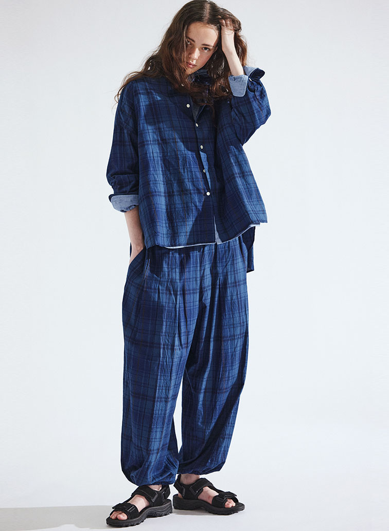 ラッフルシャツ / Ruffle Shirts/D 詳細画像 Indigo 3