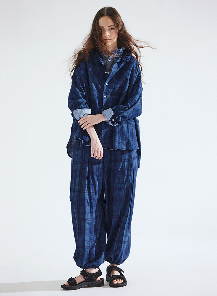 ラッフルシャツ / Ruffle Shirts/D 詳細画像 Indigo 4