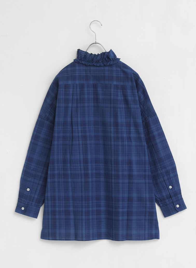 ラッフルシャツ / Ruffle Shirts/D 詳細画像 Indigo 9
