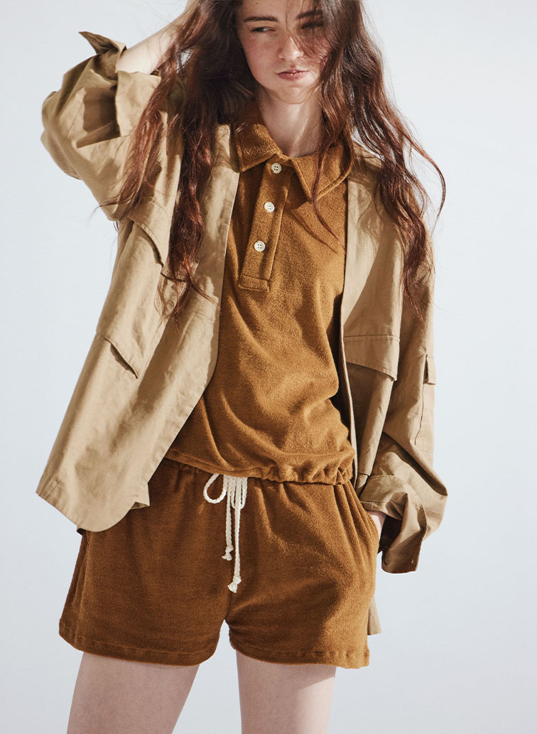 ポロシャツ / Sail Polo 詳細画像 Brown 2