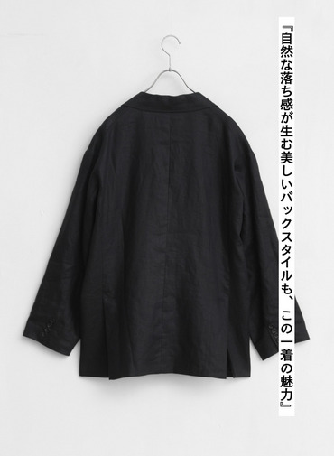 ダブルブレストジャケット / Double Breasted Over Fit JK 詳細画像 Black 7