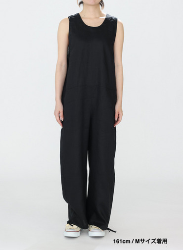 リネンサロペット / Linen Salopet 詳細画像 Black 4