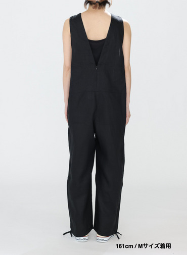 リネンサロペット / Linen Salopet 詳細画像 Black 6