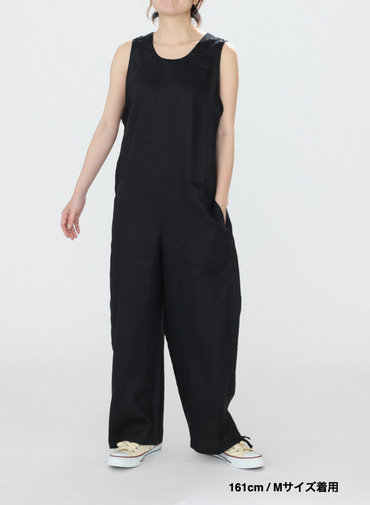 リネンサロペット / Linen Salopet 詳細画像 Black 7