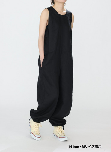 リネンサロペット / Linen Salopet 詳細画像 Black 9