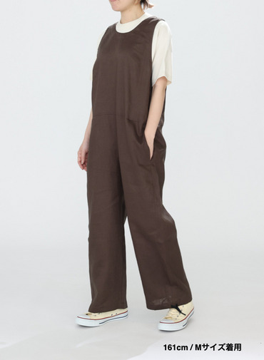 リネンサロペット / Linen Salopet 詳細画像 Brown 16