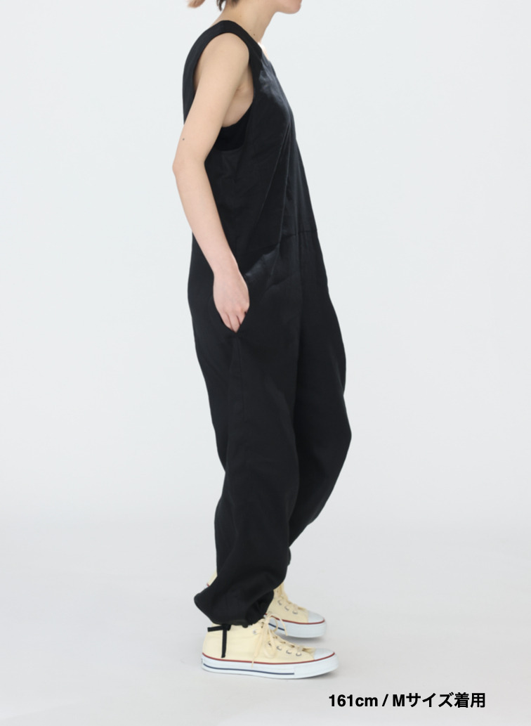 リネンサロペット / Linen Salopet 詳細画像 Black 8