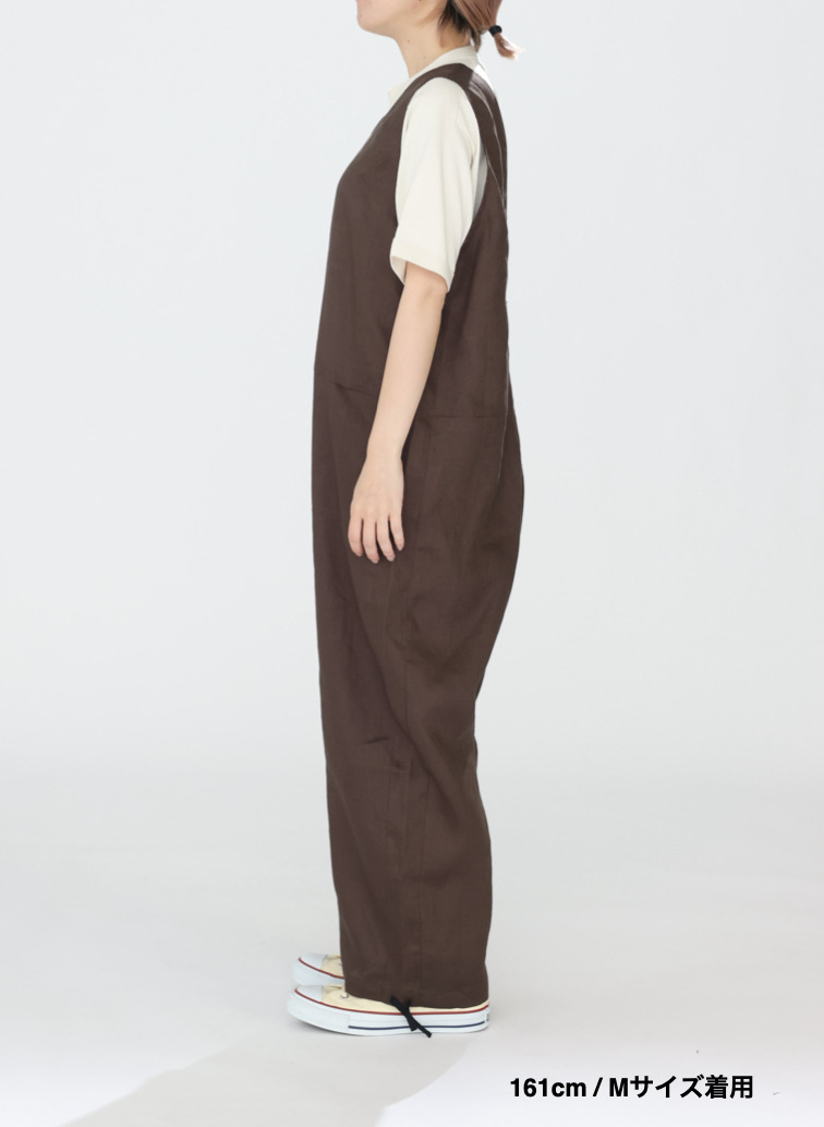 リネンサロペット / Linen Salopet 詳細画像 Brown 14