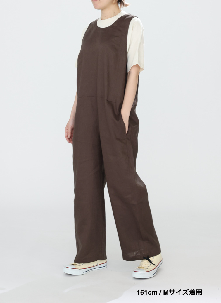 リネンサロペット / Linen Salopet 詳細画像 Brown 16
