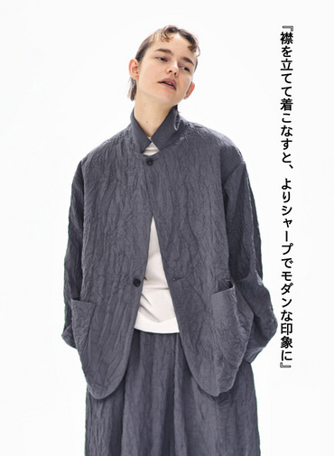ショートコートジャケット / Short Coat Jacket 詳細画像 Charcoal Gray 3