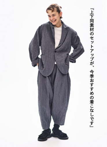 ショートコートジャケット / Short Coat Jacket 詳細画像 Charcoal Gray 5