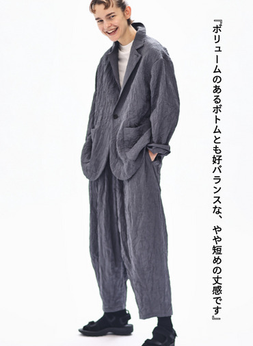ショートコートジャケット / Short Coat Jacket 詳細画像 Charcoal Gray 6