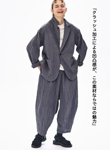 ショートコートジャケット / Short Coat Jacket 詳細画像 Charcoal Gray 7
