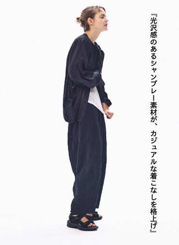 イージーパンツ / Low Clotch Easy PT 詳細画像 Black 4