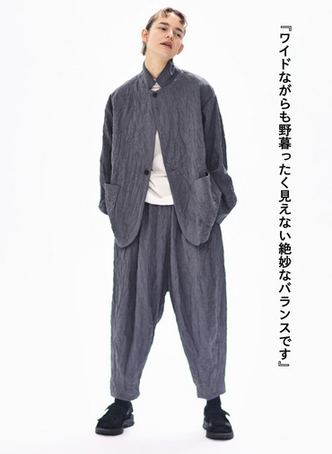 イージーパンツ / Low Clotch Easy PT 詳細画像 Charcoal Gray 3