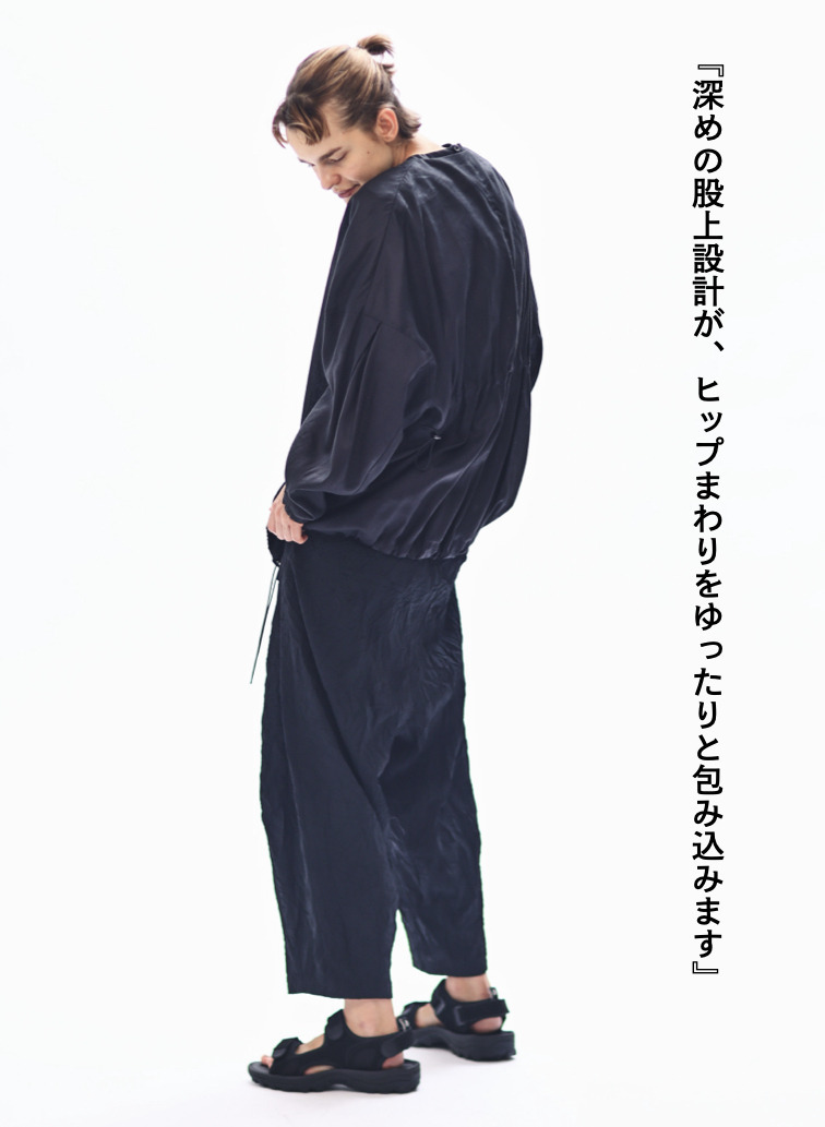 イージーパンツ / Low Clotch Easy PT 詳細画像 Black 3