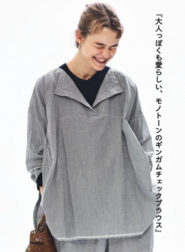 サイドギャザーシャツ / Side Gathered Shirts 詳細画像 Black 1