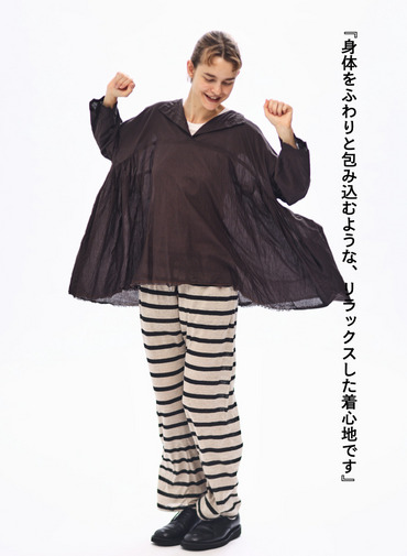 サイドギャザーシャツ / Side Gathered Shirts 詳細画像 Brown 4