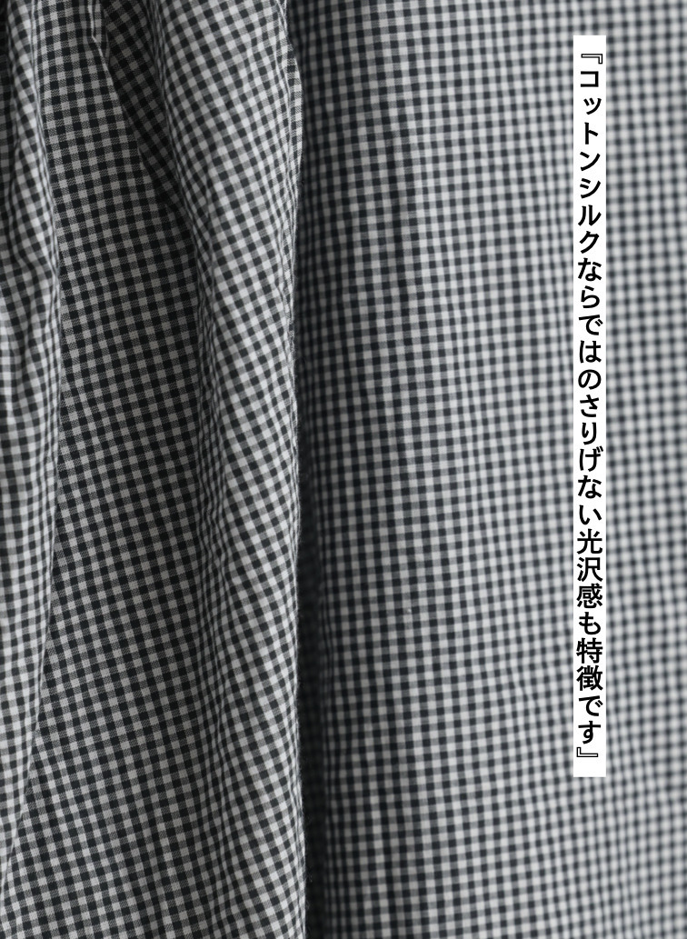 サイドギャザーシャツ / Side Gathered Shirts 詳細画像 Black 10
