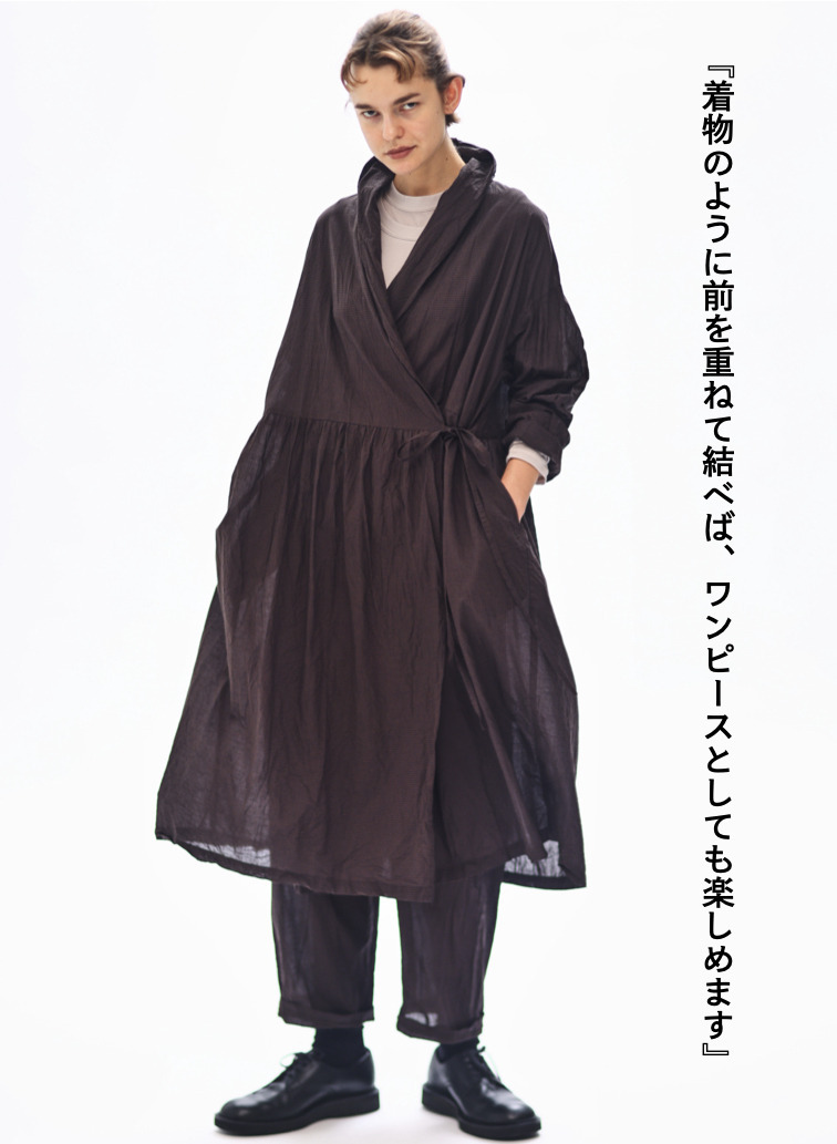カシュクールドレス / Cashecoeur Dress 詳細画像 Brown 2