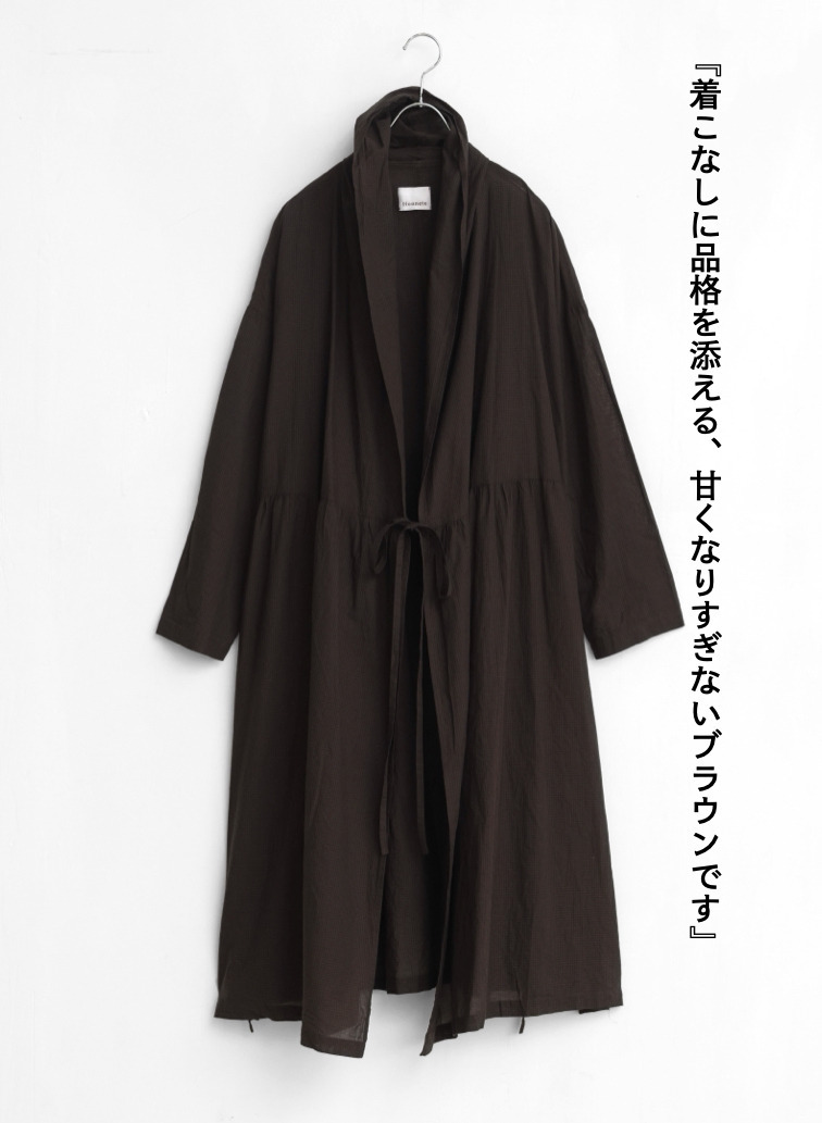 カシュクールドレス / Cashecoeur Dress 詳細画像 Brown 9