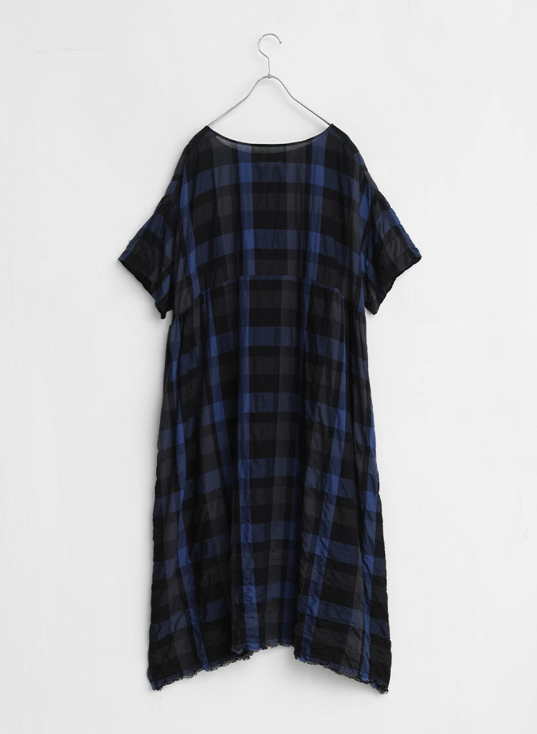 ショートスリーブ ギャザードレス / Short Sleeve Gather Dress 詳細画像 Black 8