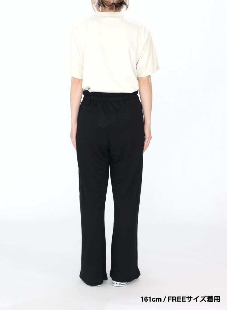 リネンジャージパンツ / Linen Jersey Easy PT 詳細画像 Black 6