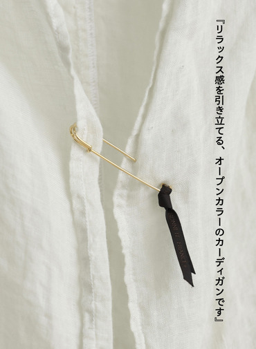ギャザーカーディガン / Gathered Cardy 詳細画像 White 3