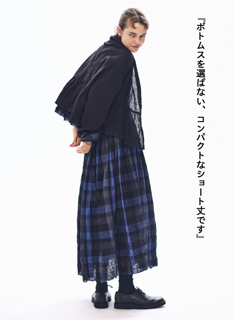 ギャザーカーディガン / Gathered Cardy 詳細画像 Black 6