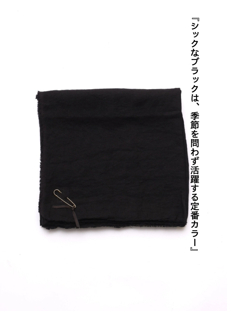 ワイドストール / WIDE STOLE 詳細画像 Black 1