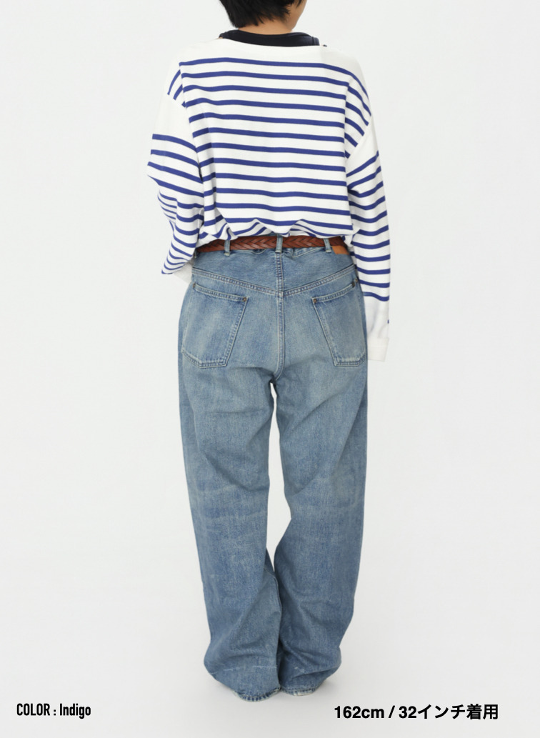 ディープライズ バギーカット / MEN'S 13.5OZ SELVEDGE DENIM DEEP RISE BAGGY CUT 詳細画像 Indigo 15